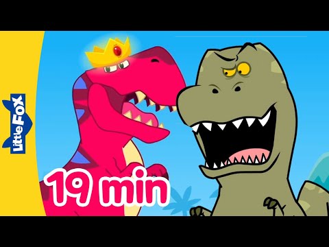 Dinosaurs Songs 19 min | Ten Little Dinosaurs + More | Tyrannosaurus, Stegosaurus | Songs for Kids