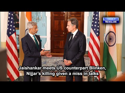 Jaishankar meets US counterpart Blinken, Nijjar’s killing given a miss in talks