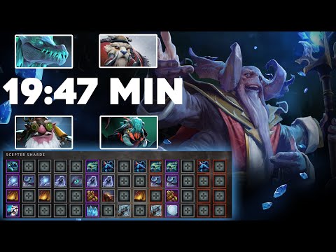 FIRST Aghanim's Trials TOP-1 Rank - 19:47 Minutes - TI10 Summer Event Dota 2