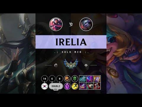 Irelia Mid vs Tristana - KR Challenger Patch 14.11