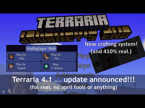 [voiced] "New" Terraria 4.1 update announced! (happy april fools)