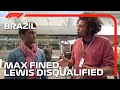 Lewis Hamilton Disqualified From F1 Qualifying, Max Verstappen Fined | 2021 Brazilian Grand Prix