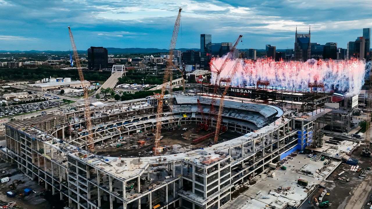2025 Best Drone Shots of New Nissan Stadium in 4K