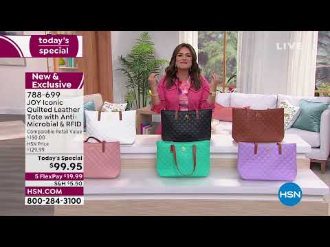 HSN | Joy Mangano Handbag Collection Premiere 03.10.2022 - 09 PM