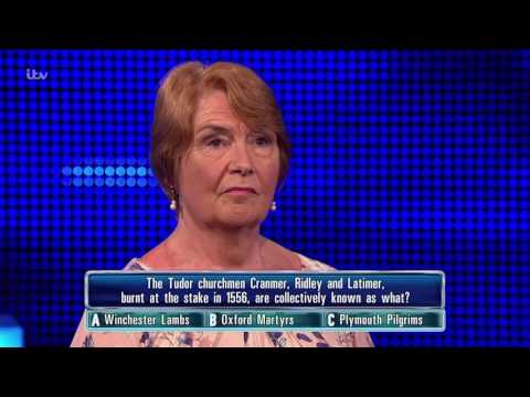Barbara Gets Her Oxford Martyrs Question Wrong - The Chase