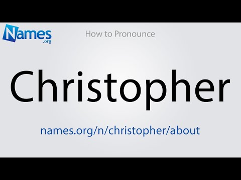 How to Pronounce Christopher