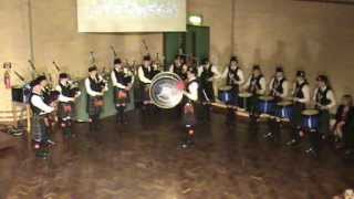 Ampleforth  Pipe Band at Cranmore School