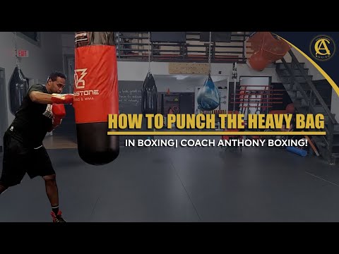 How to punch the heavy bag in boxing| Coach Anthony boxing! thumbnail