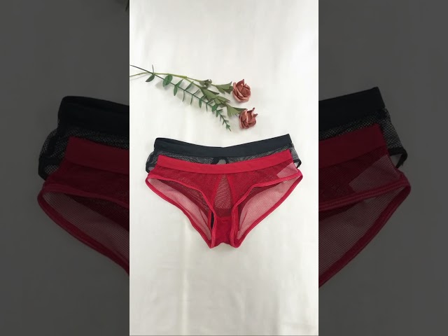 لانجري مفتوح من الخلف كيلوت سكسي اسود ملابس اغراء