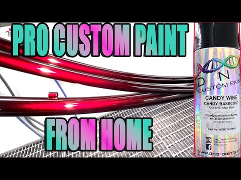 How to Prepare and Paint Candy Wine With Aerosol