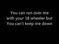 Pink-18 wheeler (with lyrics)