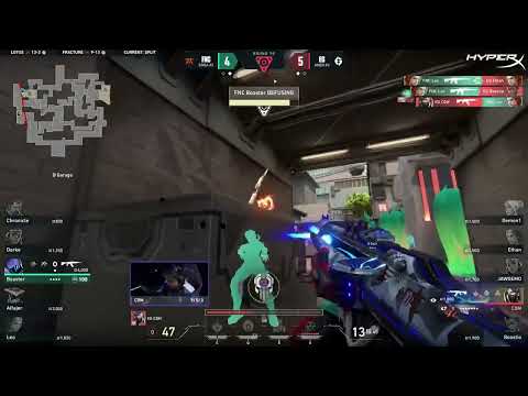 BACK AND FORTH! FNATIC ties up the score at 5. #VALORANTMasters #shorts