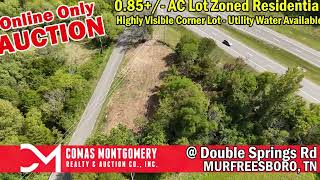 High-Visibility Corner Lot in Murfreesboro - Online Auction Ends Oct. 30th, 2025