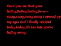 Rihanna - Fading lyric 