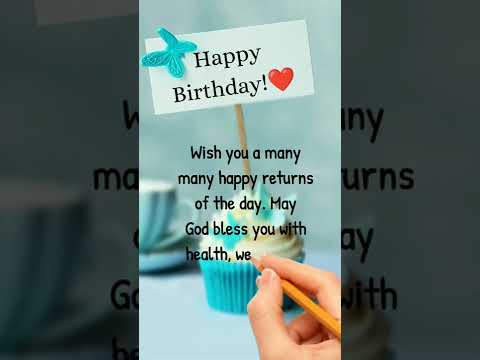 Heart touching birthday wishes message #shorts #happybirthday