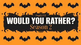 Would You Rather? Halloween #1 - Brain Break - PE Warmup - Home Workout - Movement Activity