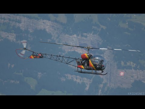OldtimAIR Flugparade Stanserhorn 2022 -  Bell-47 / HB-ZBF