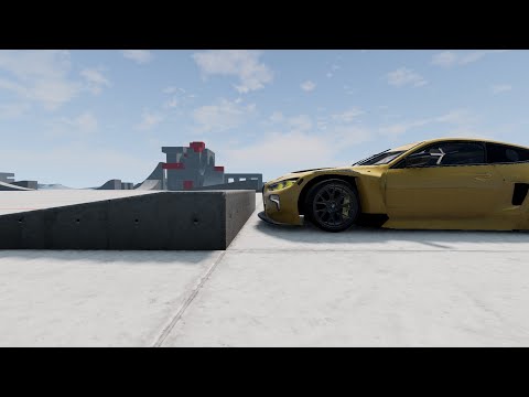 Cars VS Square Speed Bump