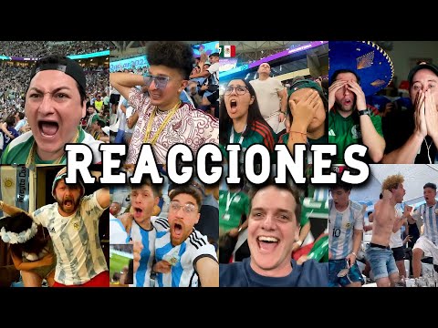 Las Mejores Reacciones de Youtubers al Argentina 2-0 México #2