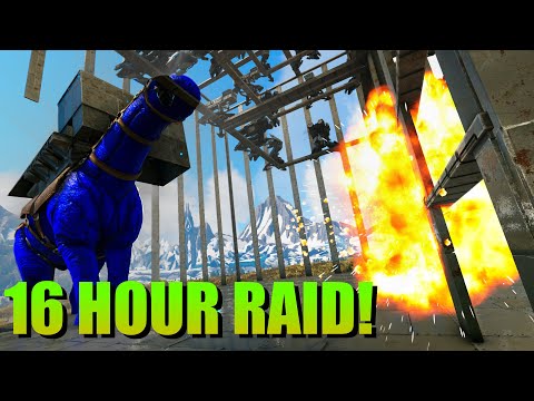 ONLINE RAIDING OIL CAVE IN ONLY 16HRS? - Pandemic Season 15 - ARK Survival Evolved