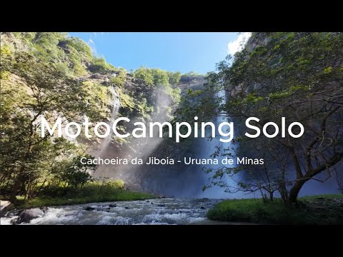Acampando Sozinho de Moto na Cachoeira da Jiboia | Motocamping Solo - Uruana de Minas. EP 01