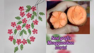 Download lagu Seni grafis cetak tinggi/Stempel wortel|| Materi seni rupa kelas 9 @Bundalena520 mp3