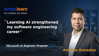 Simplilearn Reviews | How Antonio Updated His AI Skills to Stay Competitive #GetCertifiedGetAhead