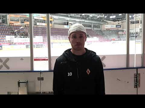 Karlskrona Hockeyklubb - Inför matchen med Mikael Roslund
