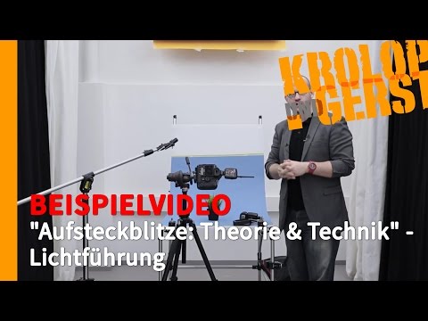 "Aufsteckblitze: Theorie & Technik" - Lichtführung - VIDEOTRAINING - Sample