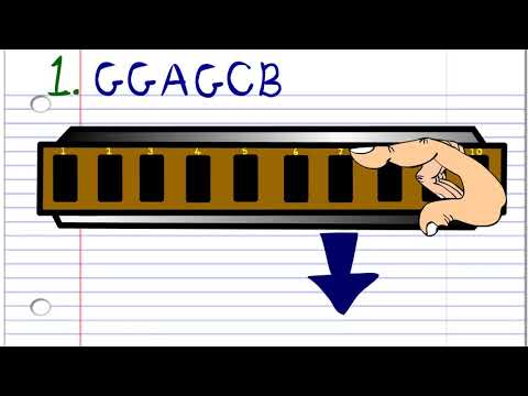 YouTube video about: How to play happy birthday on the harmonica?