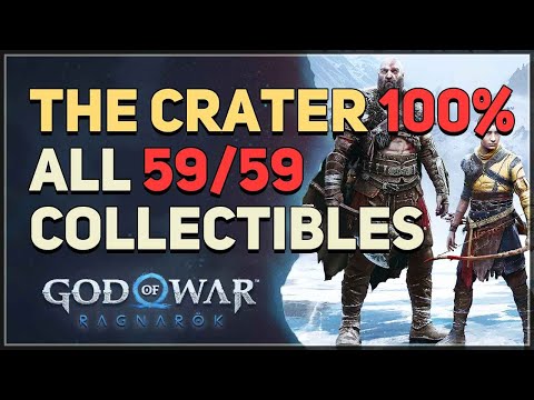 The Crater 100% Exploration God of War Ragnarok (The Jungle, The Plains, The Sinkholes)