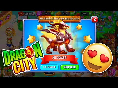 ¡MI NUEVO DRAGON HEROICO!😍 NOBLE DRAGON ABRAZADOR | DRAGON CITY