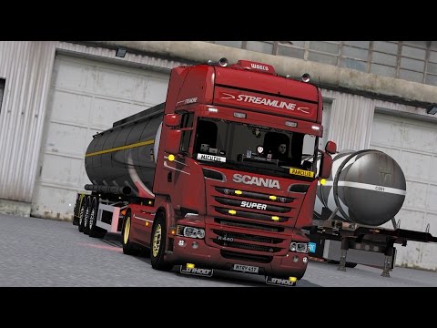 ETS 2 - 1.27 "Drumuri Europene" Bratislava(SK) - Ljubljana(SLO) ProMod 2.16 Scania Streamline R440