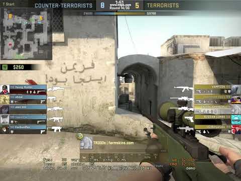 Mid Doors Wallbang Double Headshot - CS:GO