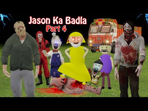 Gulli Bulli and Jason's Badla Part 4 | Baba Kidnapped Khooni Pig & Witch Horror Story | MJOH Toons