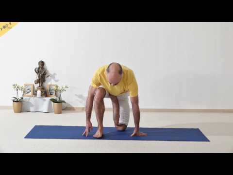 Knie-Fuss-Stellung - Vatyanasana - 84 Hauptasanas - Teil 68