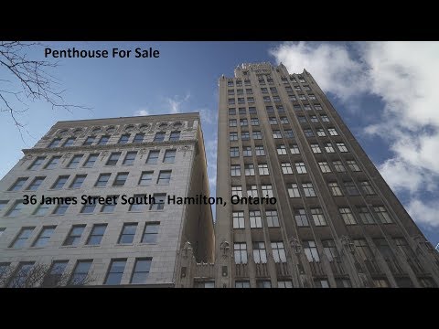 Iconic Building - Penthouse Condo - 36 James St South - Hamilton, Ontario