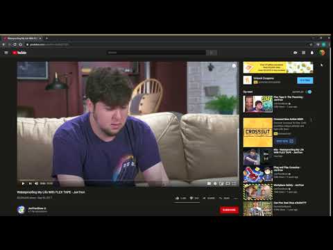 Waterproofing My Life With FLEX TAPE   JonTron   YouTube   Google Chrome 2020 05 09 20 39 08