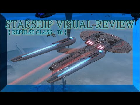 Repluse Class - legendary Excelsior ~STARSHIP VISUAL REVIEW (Star Trek Online)