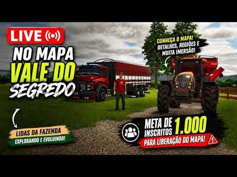 VALE DO SEGREDO RS AO VIVO! | Lidas da Fazenda | Conheça o Mapa | META DE 1mil Inscritos!!