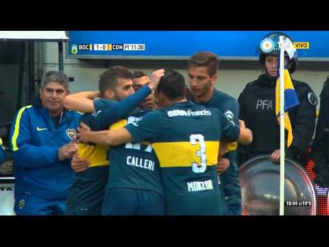 Gol de Tomassini en contra. Boca 1 - Crucero del Norte 0 | Primera División 2015 - Fecha 27