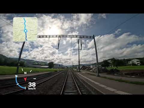 🚆 Führerstandsfahrt von Wil nach Wattwil – Ein einzigartiges Erlebnis! 🌄