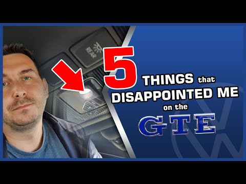 5 THINGS that DISAPPOINTED me on the Golf GTE