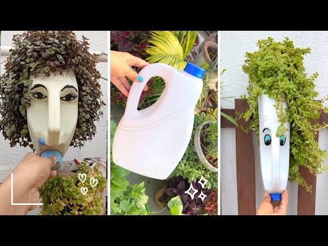 Plastic Bottle Craft Ideas | DIY hanging Planter ideas outdoor |diy plastic bottle crafts for plants