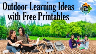 Outdoor Learning Ideas with Free Printable