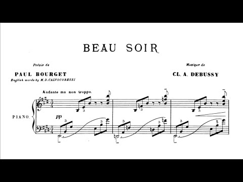 Barbra Streisand sings Debussy - Beau Soir