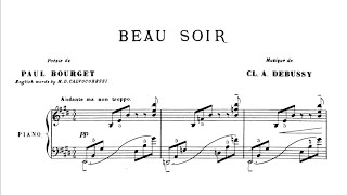 Barbra Streisand sings Debussy - Beau Soir