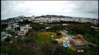#8131okichan 西原町　モノレール浦西駅周辺開発 イオンモール浦西　Live Camera live webcam