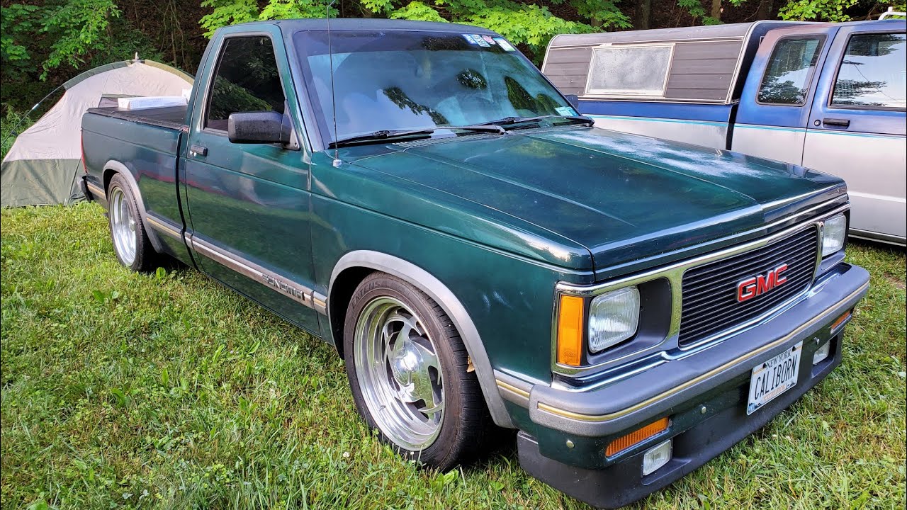 1993 GMC Sonoma SLE 6.0 Walk-around. Forest green ...
