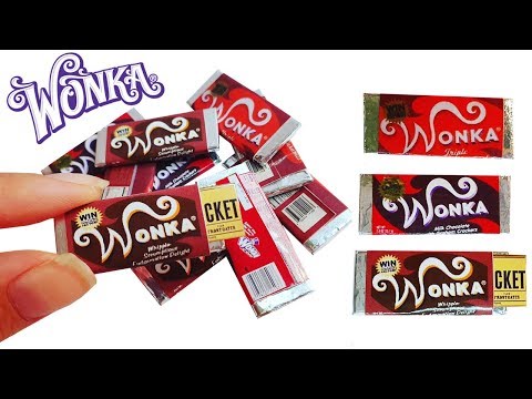 DIY Miniature ✫ Wonka Chocolates ✫ Tutorial | Crafts